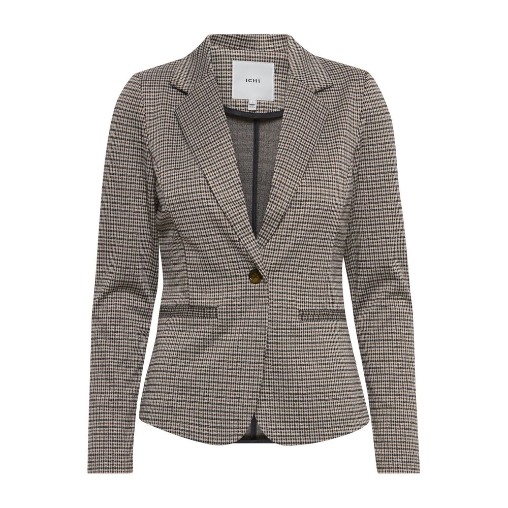 ICHI Beige Polyester Blazer