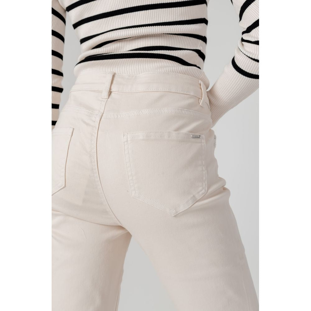 Morgan De Toi Beige Cotton Pant