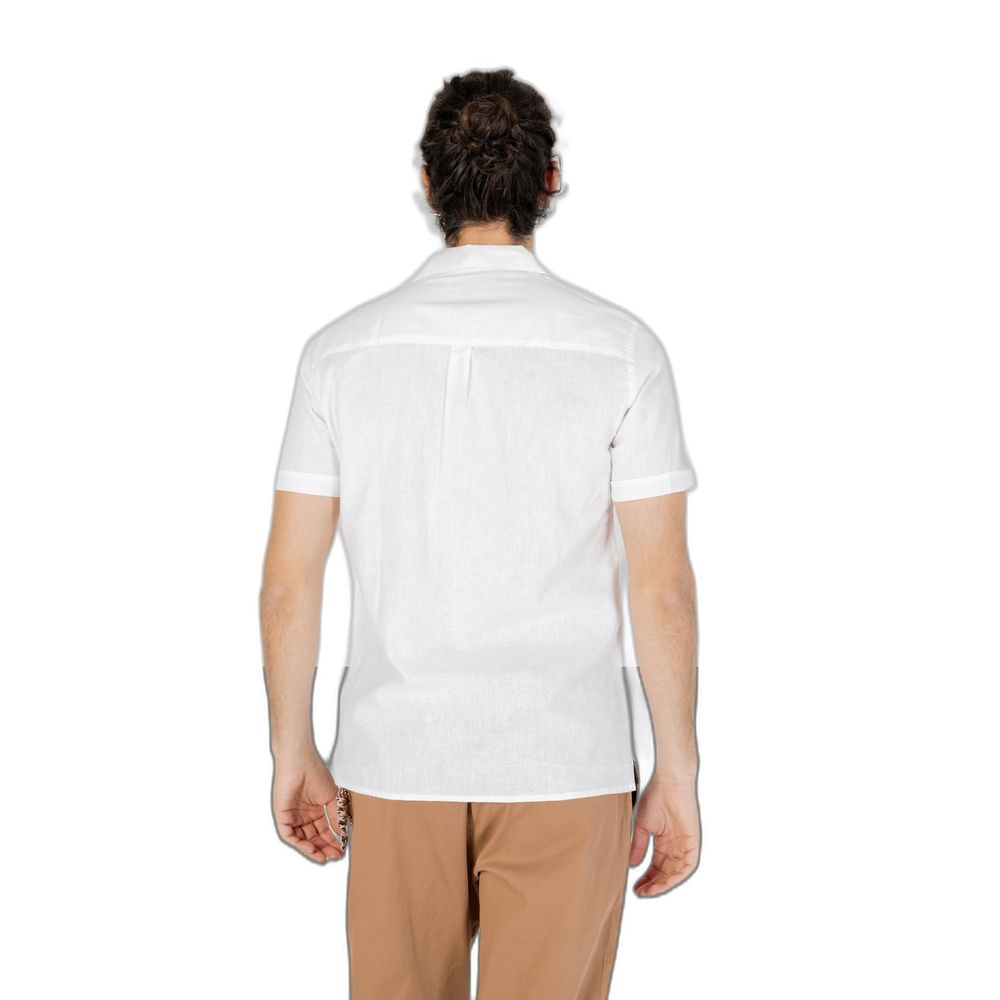 Hamaki-Ho White Linen Shortsleeve