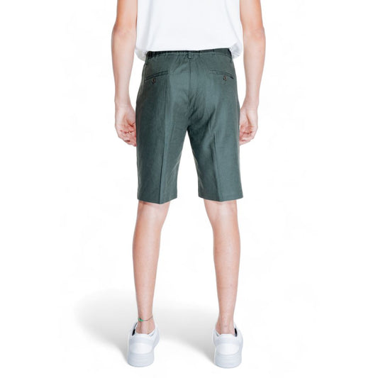 Antony Morato Green Linen Bermuda