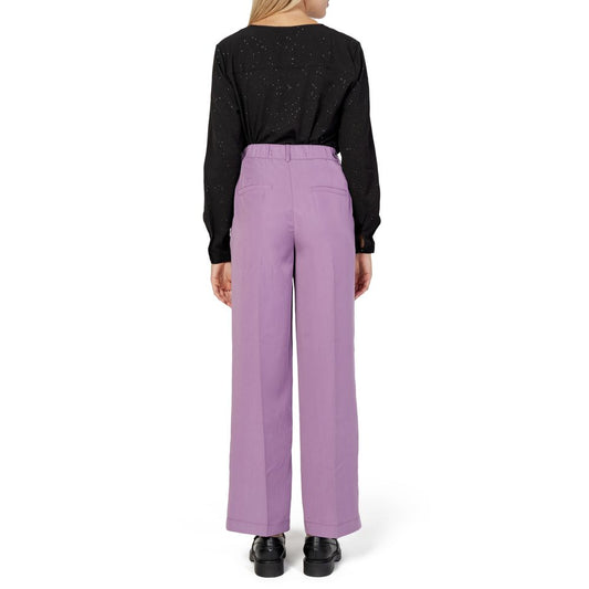 Street One Purple Lyocell Pant