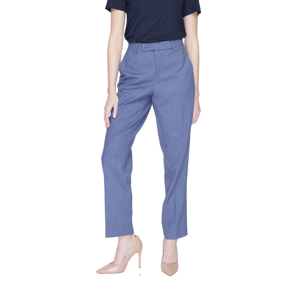 Street One Blue Polyester Pant