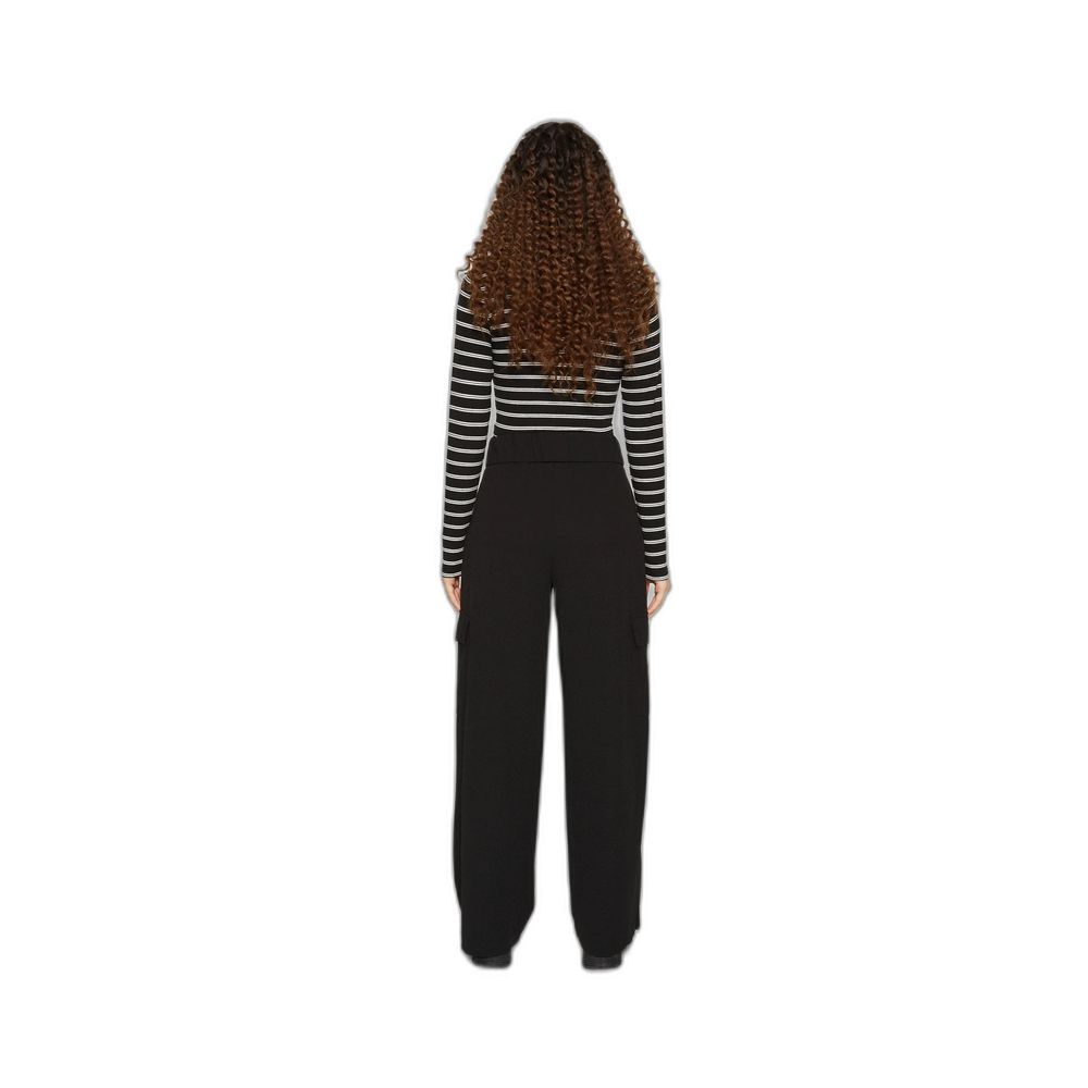 Jacqueline De Yong Black Polyester Pant