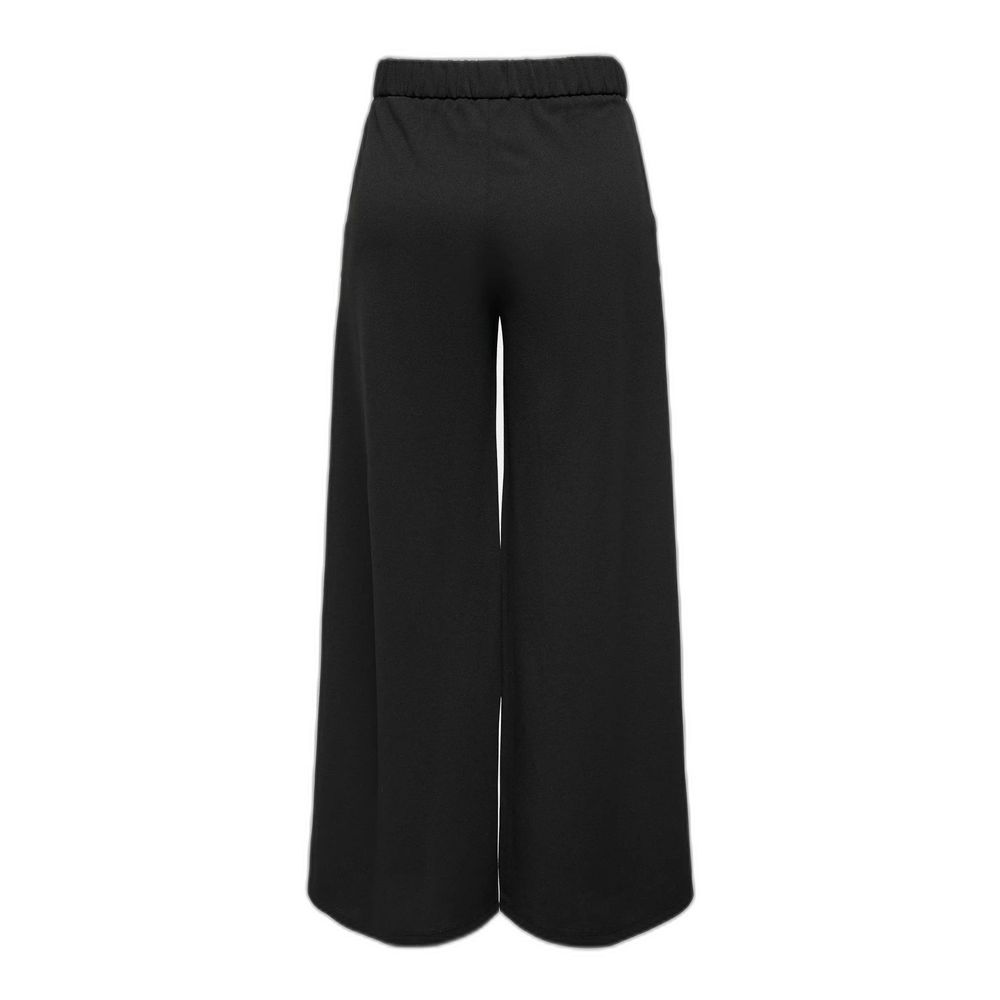 Jacqueline De Yong Black Recycled Polyester Pant