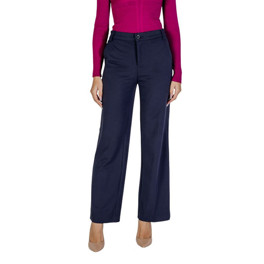 Street One Blue Viscose Pant