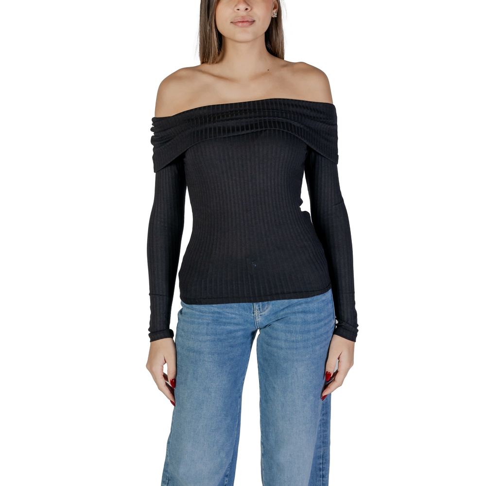 Jacqueline De Yong Black Viscose Sportswear