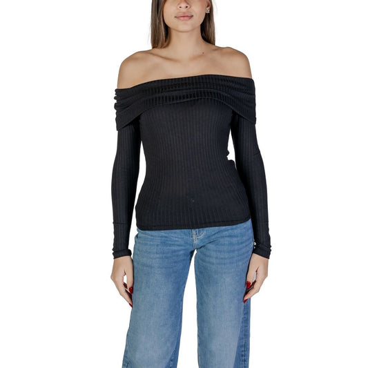 Jacqueline De Yong Black Viscose Sportswear