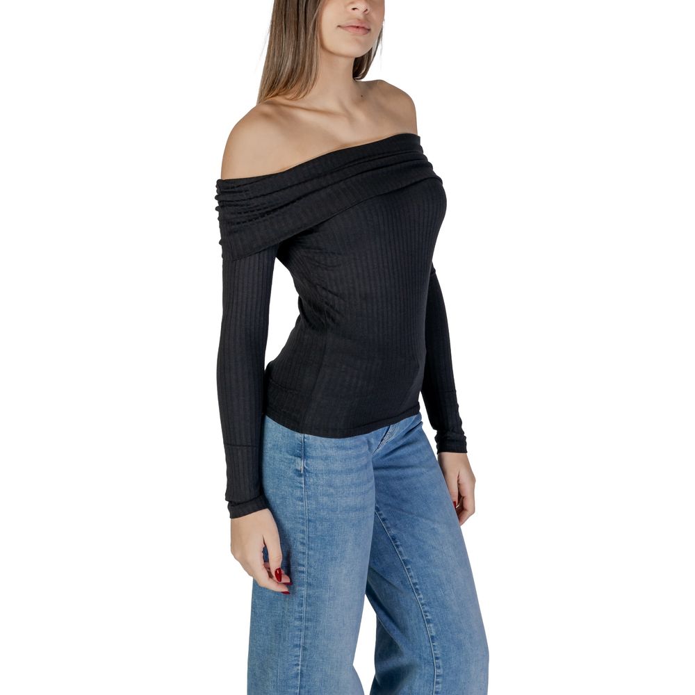 Jacqueline De Yong Black Viscose Sportswear