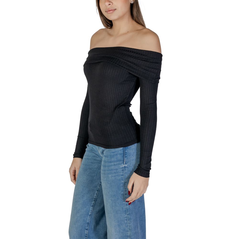 Jacqueline De Yong Black Viscose Sportswear