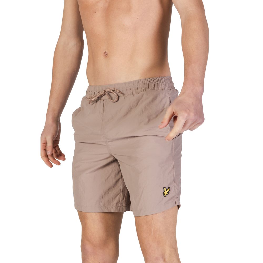 Lyle & Scott Gray Nylon Swim Short