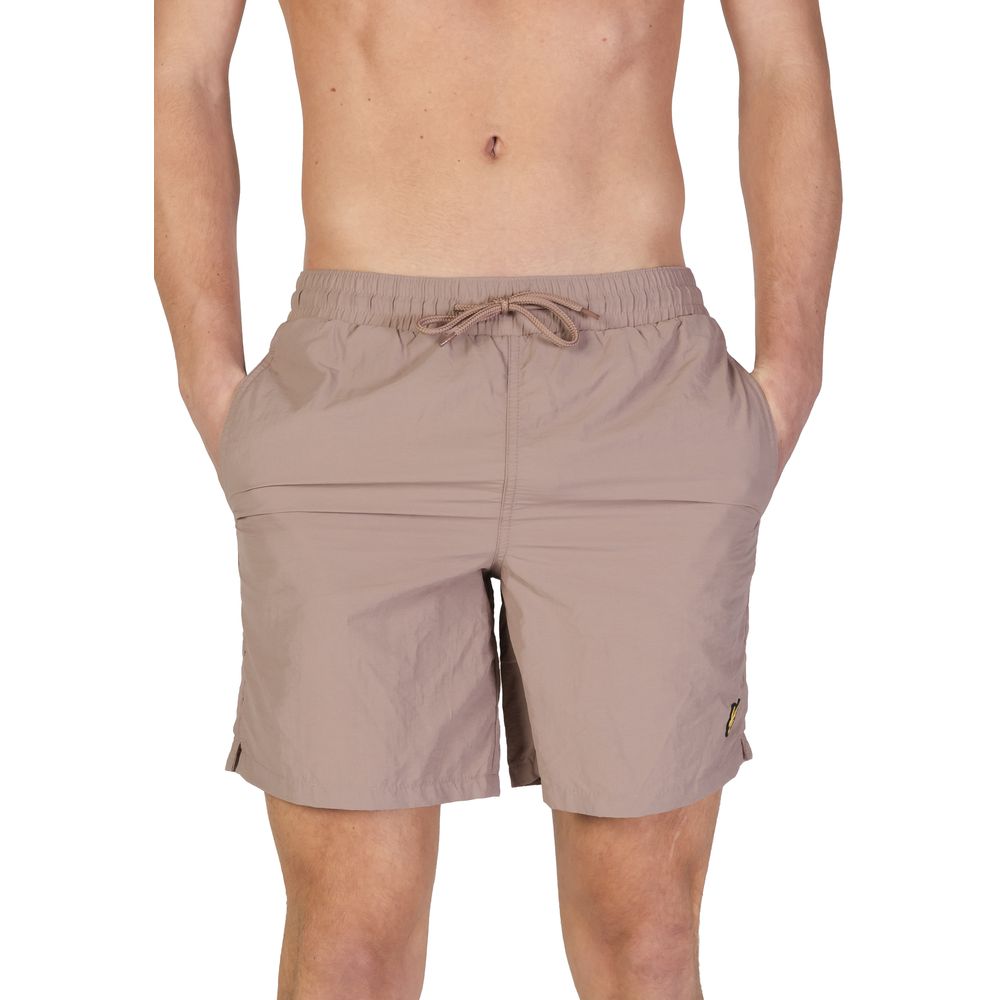 Lyle & Scott Gray Nylon Swim Short