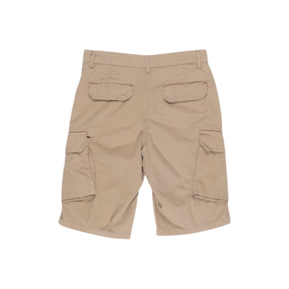 Lyle & Scott Beige Cotton Bermuda