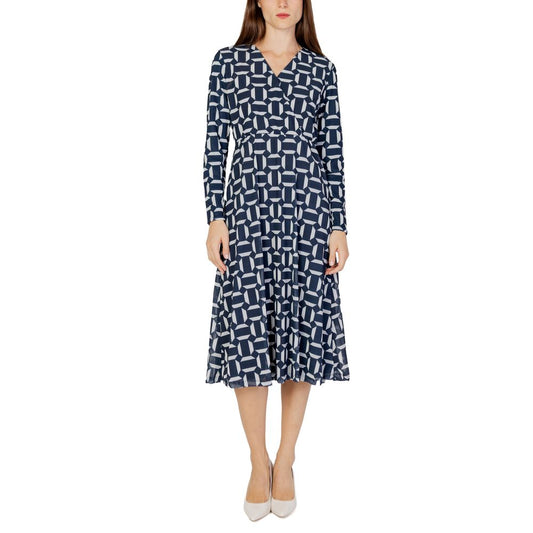 Street One Blue Polyester Long