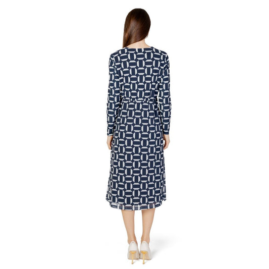 Street One Blue Polyester Long