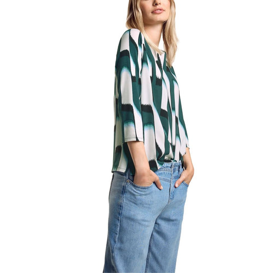 Street One Green Viscose Blouse