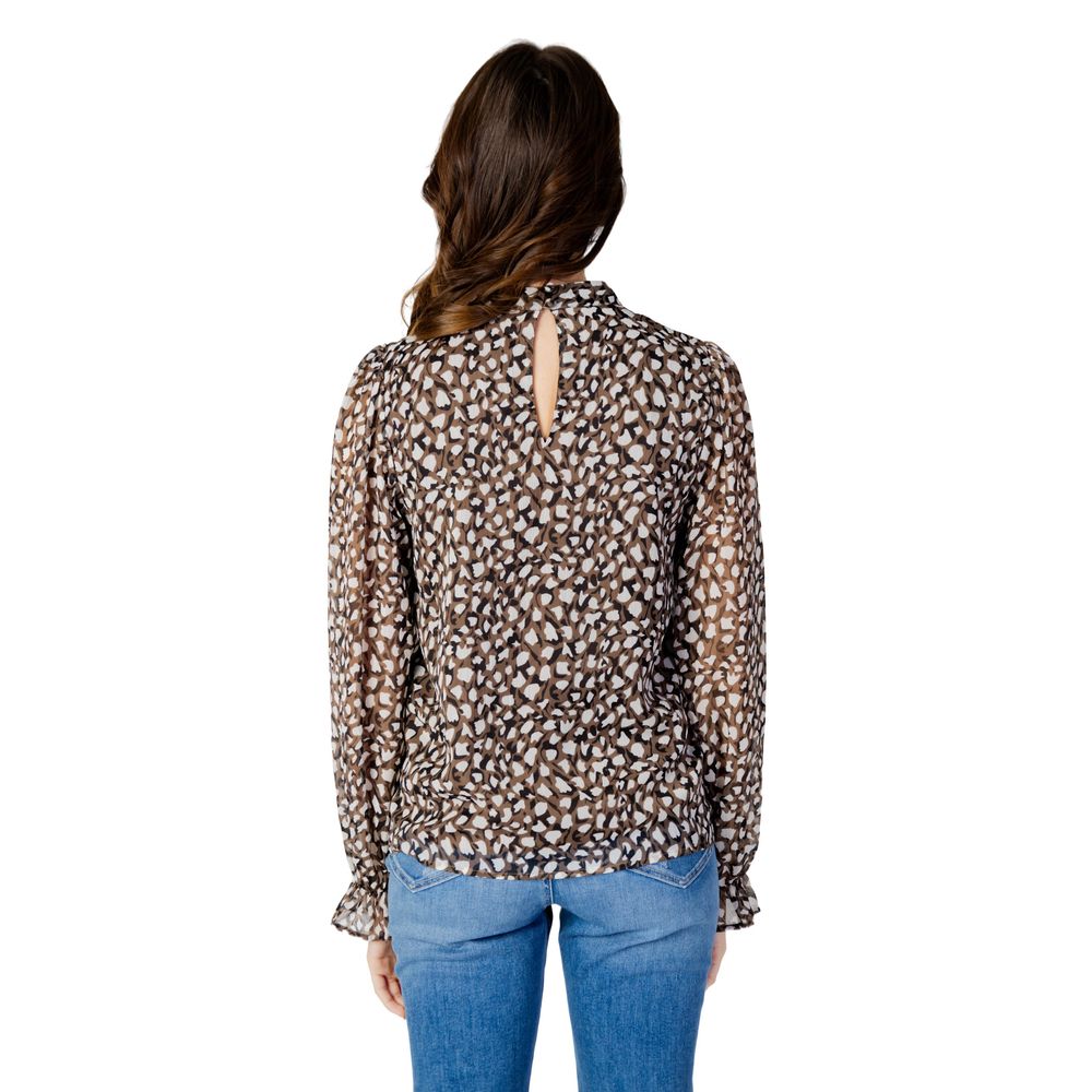 Vila Clothes Black Recycled Polyester Blouse