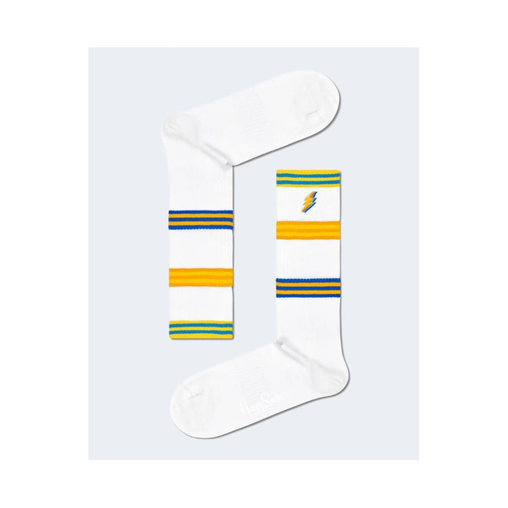 Happy Socks White Cotton Sock