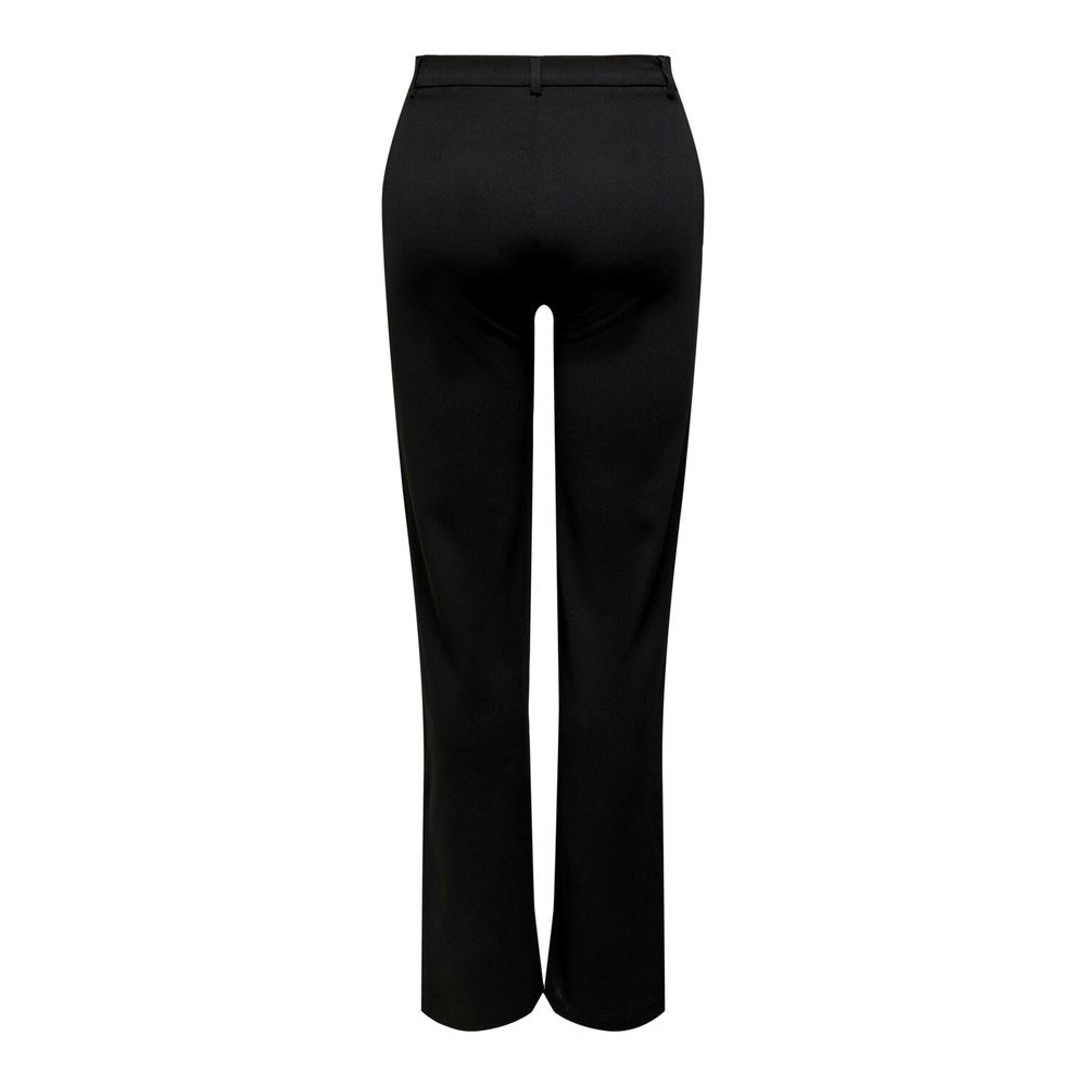 Jacqueline De Yong Black Elastane Pant