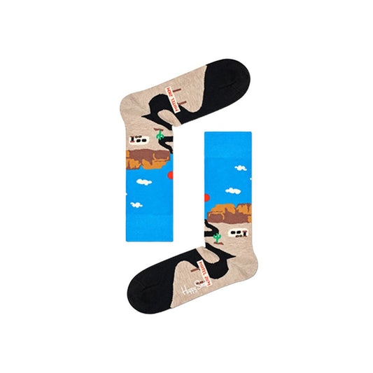 Happy Socks Blue Cotton Sock