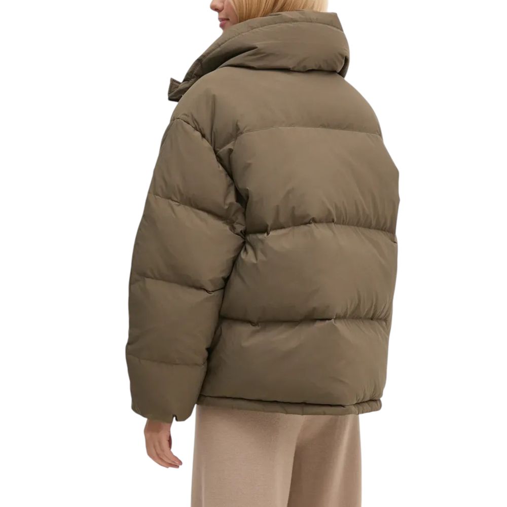 Calvin Klein Jeans Brown Polyester Jackets & Coat