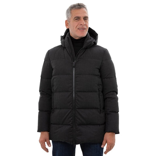 Herno Black Polyester Jackets & Coat