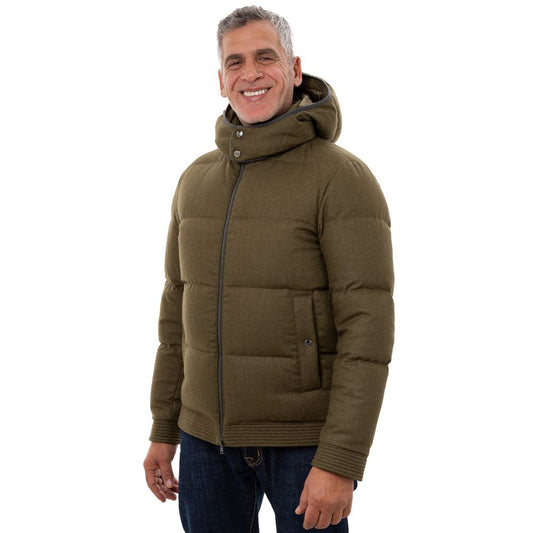 Herno Green Wool Jackets & Coat