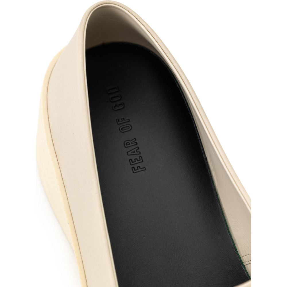 Fear Of God Gray Leather Slip-On Loafer