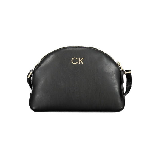 Calvin Klein Black Polyester Women Shoulder Bag