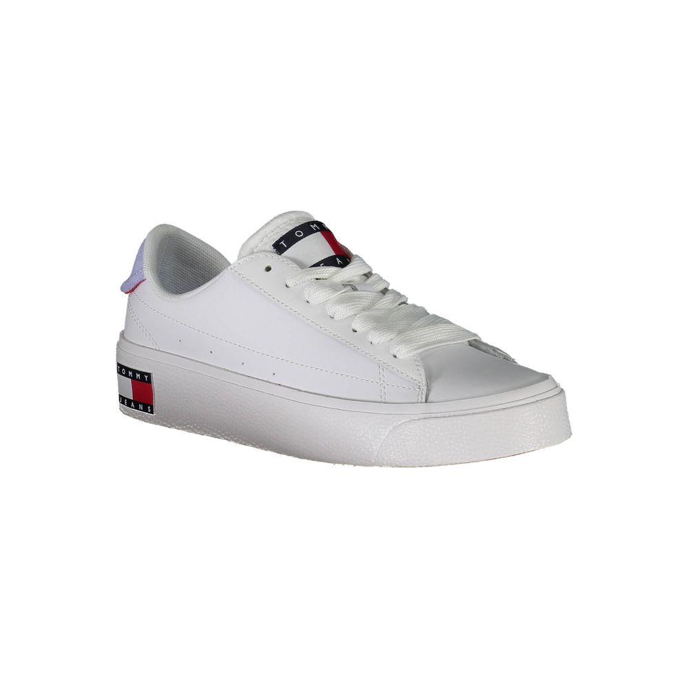 Tommy Hilfiger Bianco Leather Women Sneaker