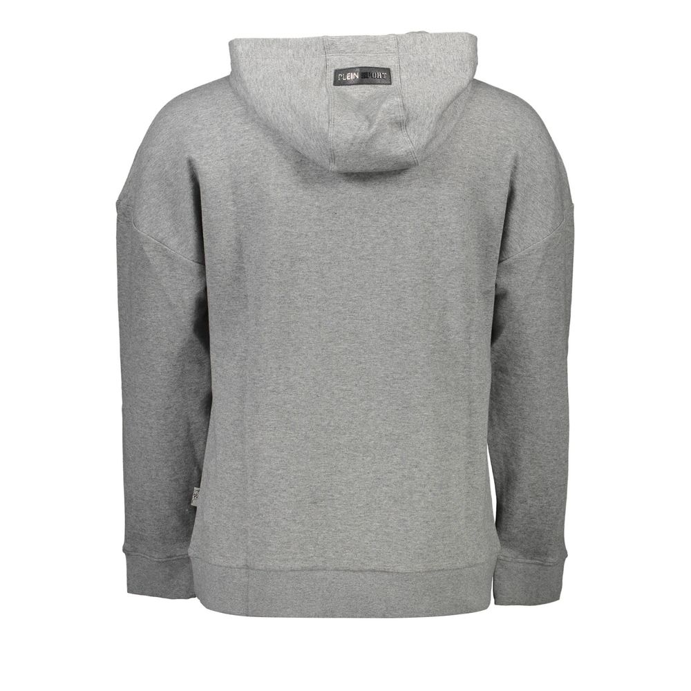 Plein Sport Grigio Cotton Men Sweatshirt