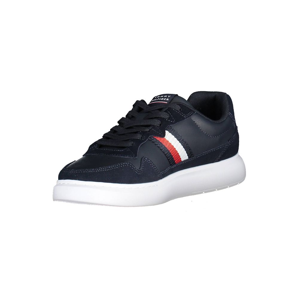 Tommy Hilfiger Blue Polyurethane Men Sneaker