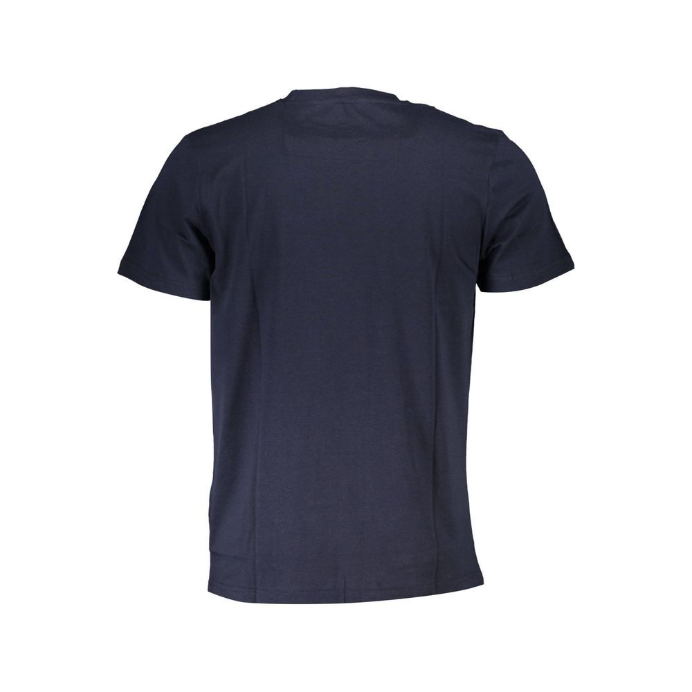 Blue Cotton Men T-Shirt
