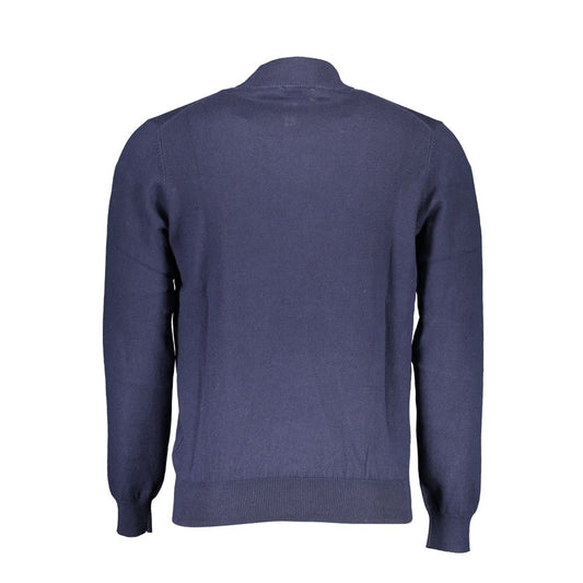 North Sails Blue Cotton Men Sweater