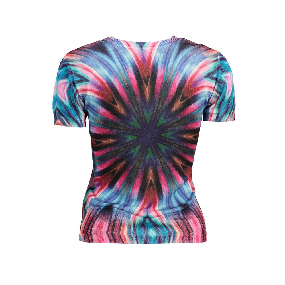 Desigual Blue Viscose Women's T-Shirt