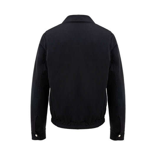 Ami Paris Black Polyester Jackets & Coat