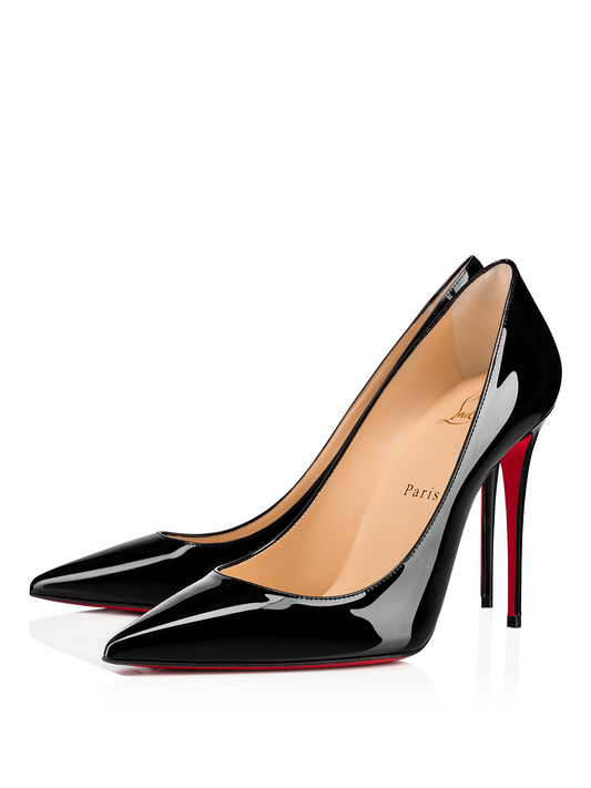 Black Patent Leather Kate Décolleté 100