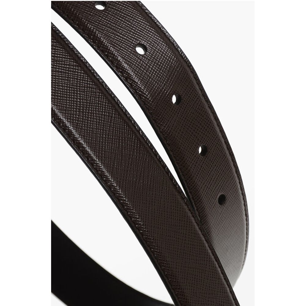 Saffiano Leather Belt