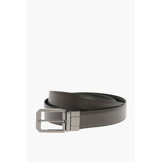 Metal Buckle Leather Belt