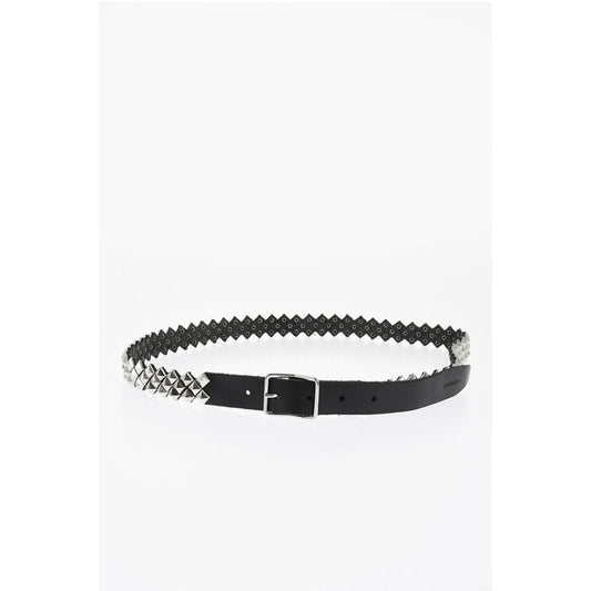Studded Leather Belt 30mm