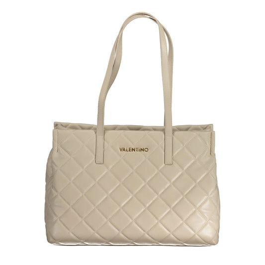 Mario Valentino Beige Polyurethane Women Handbag