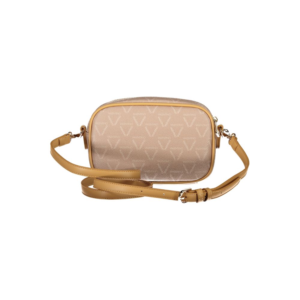 Mario Valentino Beige Polyurethane Women Shoulder Bag