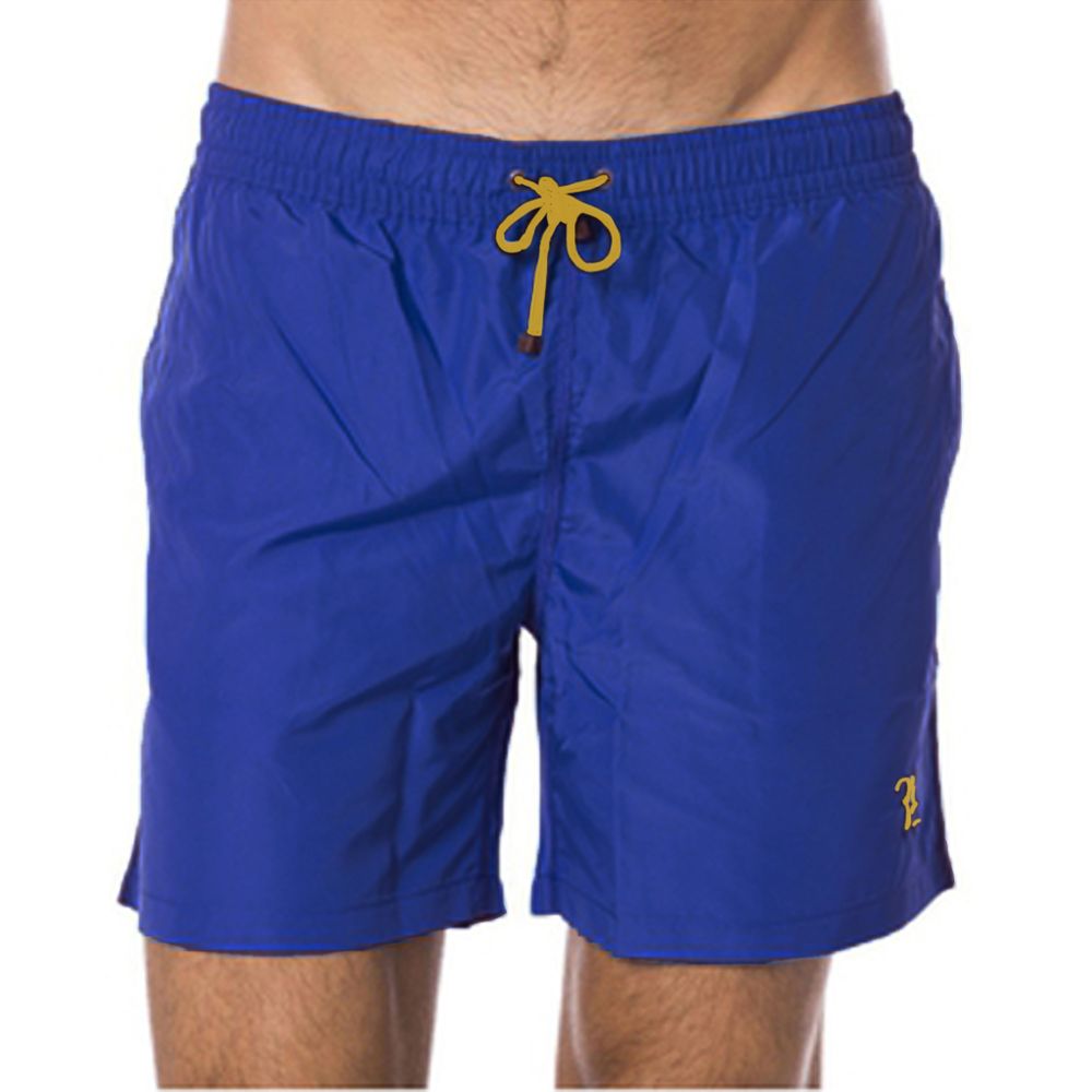 Billionaire Italian Couture Blue Polyester Men's Swim Trunk