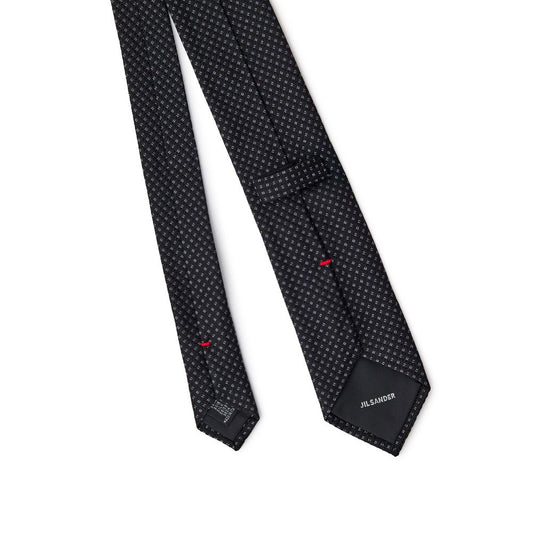 Jil Sander Black Silk Ties & Bowty