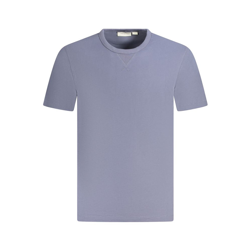 Calvin Klein Blu Cotton Men T-Shirt