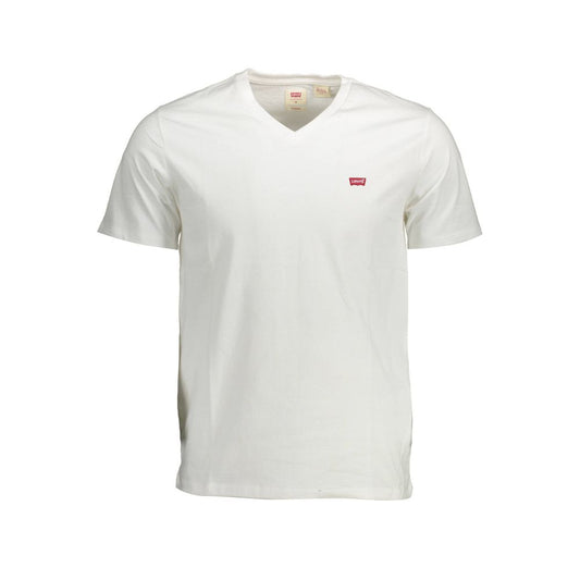 Levi's Bianco Cotton Men T-Shirt