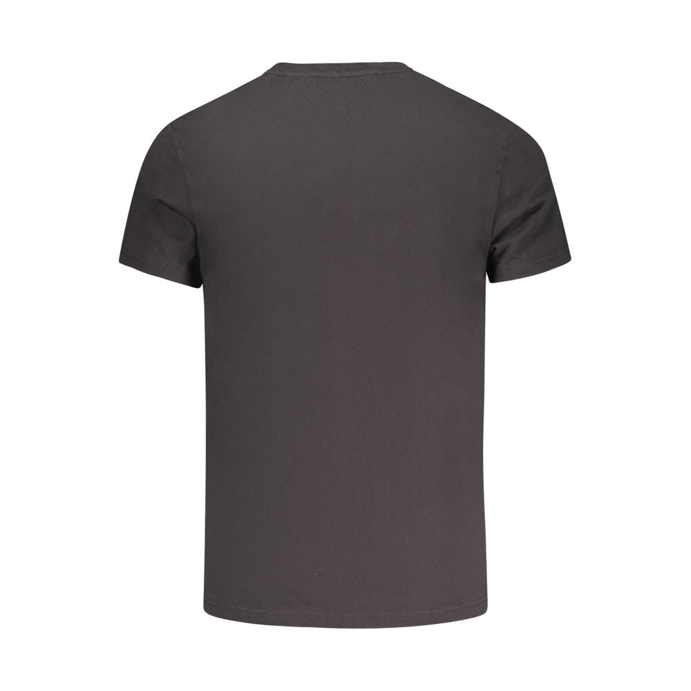 Tommy Hilfiger Black Cotton Men's T-Shirt