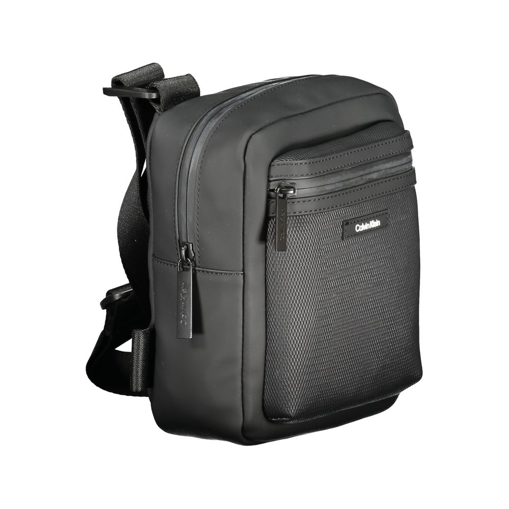 Calvin Klein Black Polyester Men Shoulder Bag