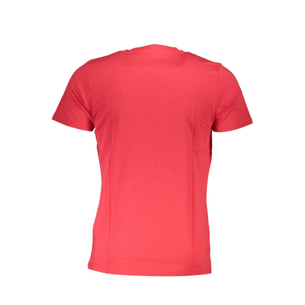 Cavalli Class Rosso Cotton Men's T-Shirt