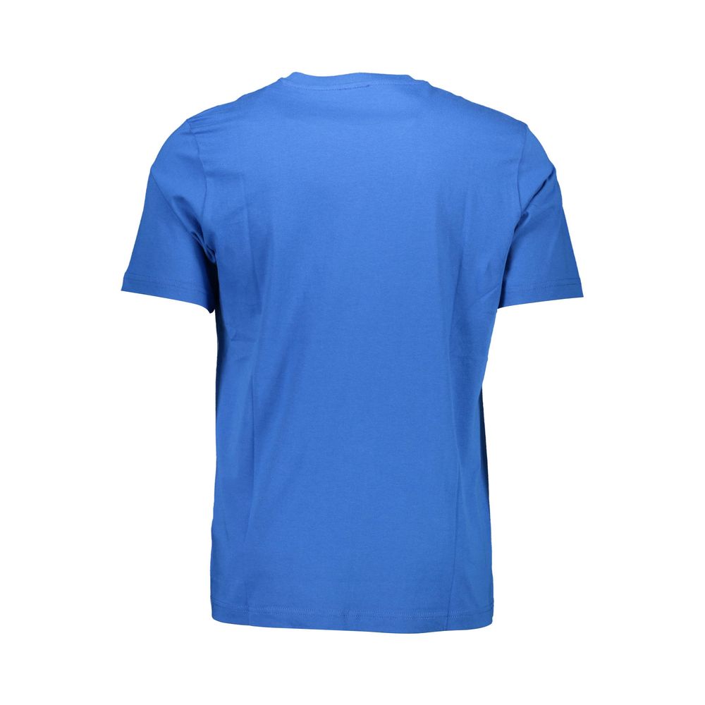 Diesel Blu Cotton Men T-Shirt