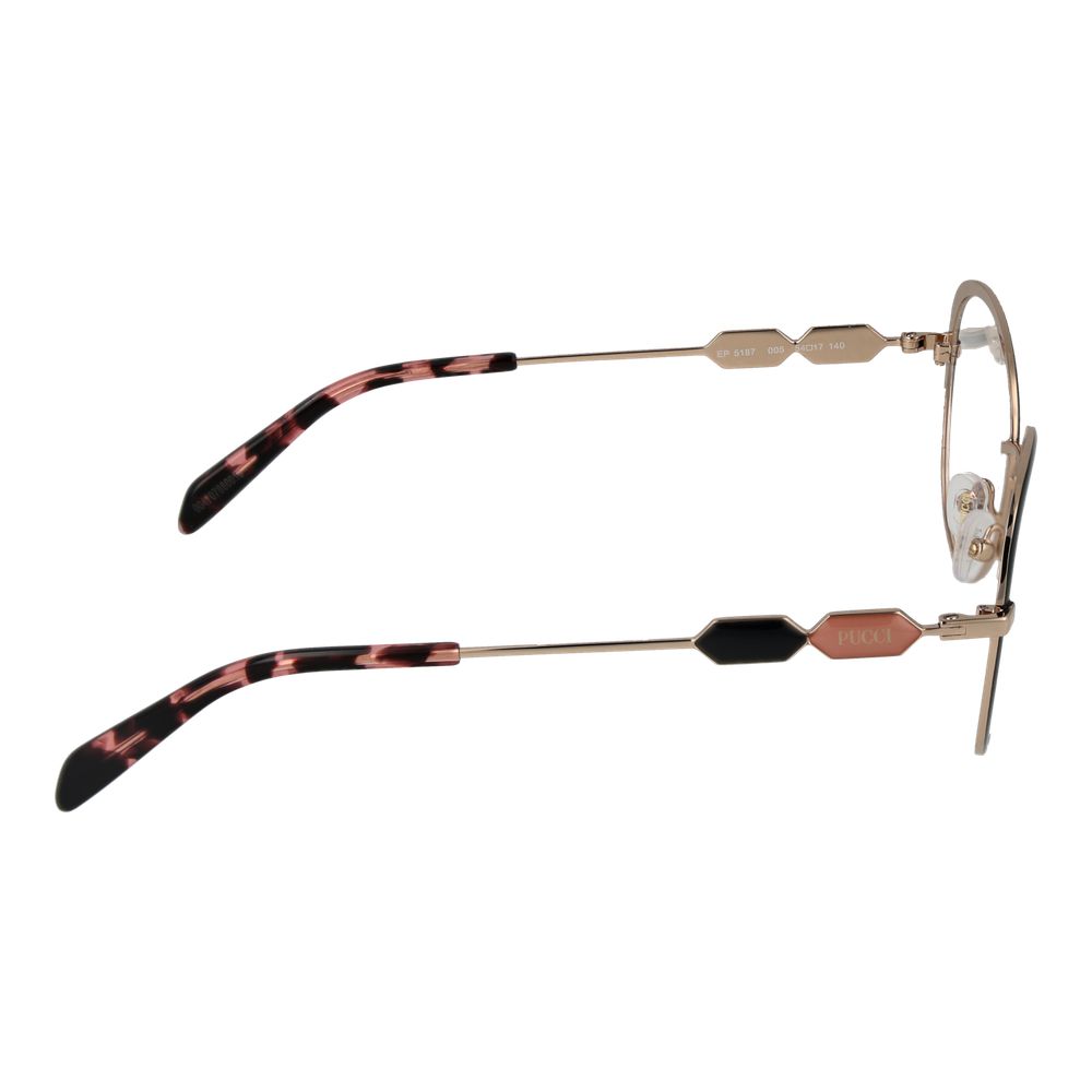 Emilio Pucci Black Metal Glasses (Frames)